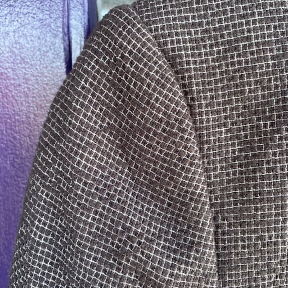 Ann Taylor black fringe jacket w/cropped sleeves - Picture 6 of 9